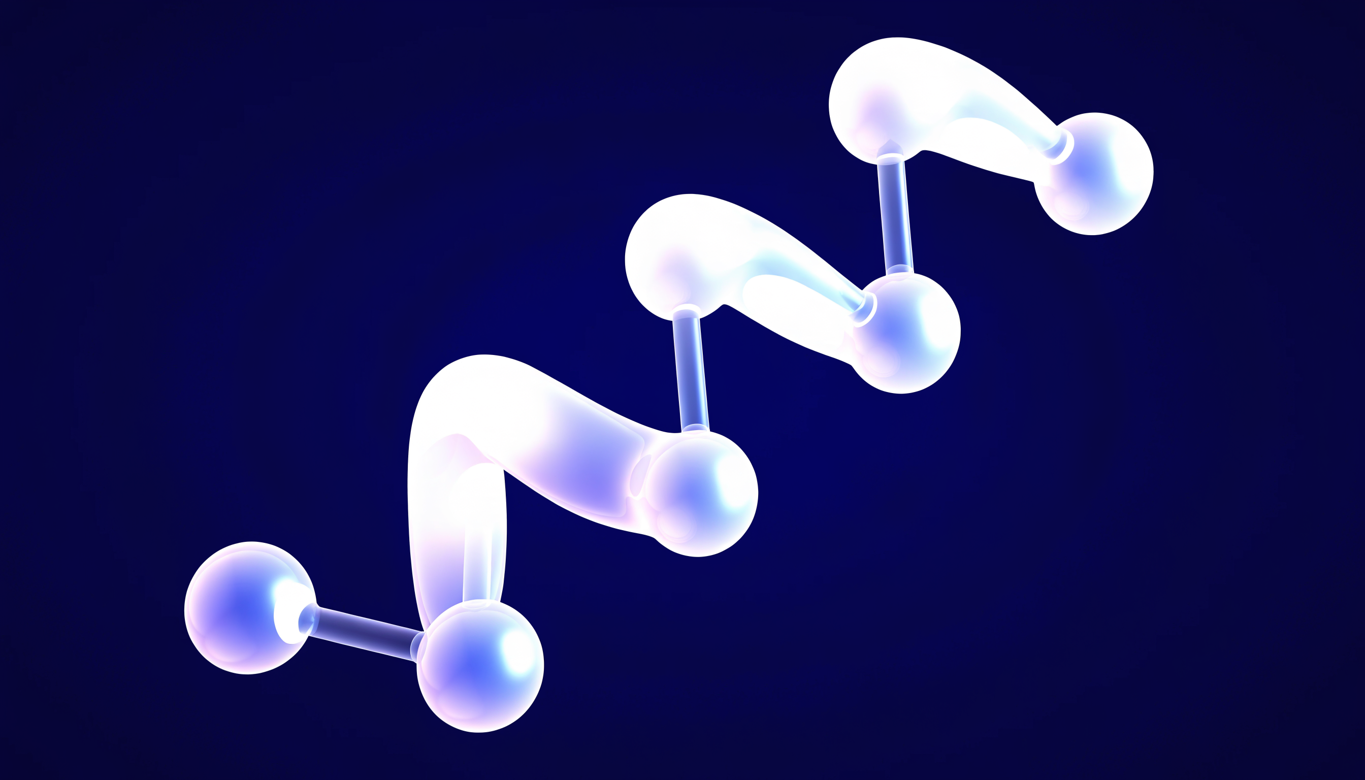 Peptide molecule render